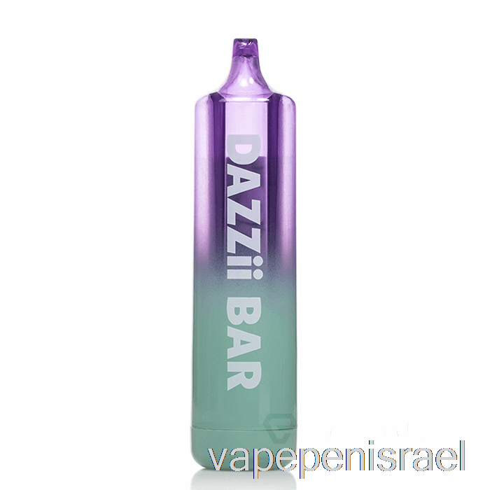 חד פעמי Vape Israel Dazzleaf Dazzii Bar 510 סוללה סגול/ירוק